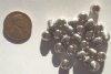 25 5x7mm Pleated Nickel 